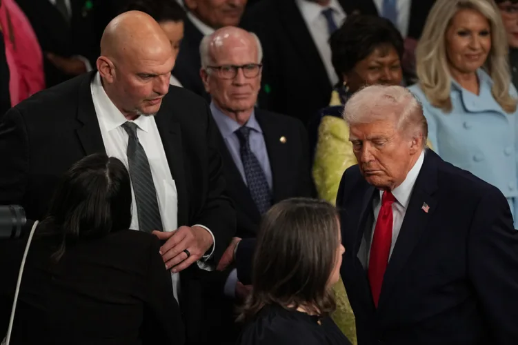 Trump urges Sen. John Fetterman to switch parties and become a Republican